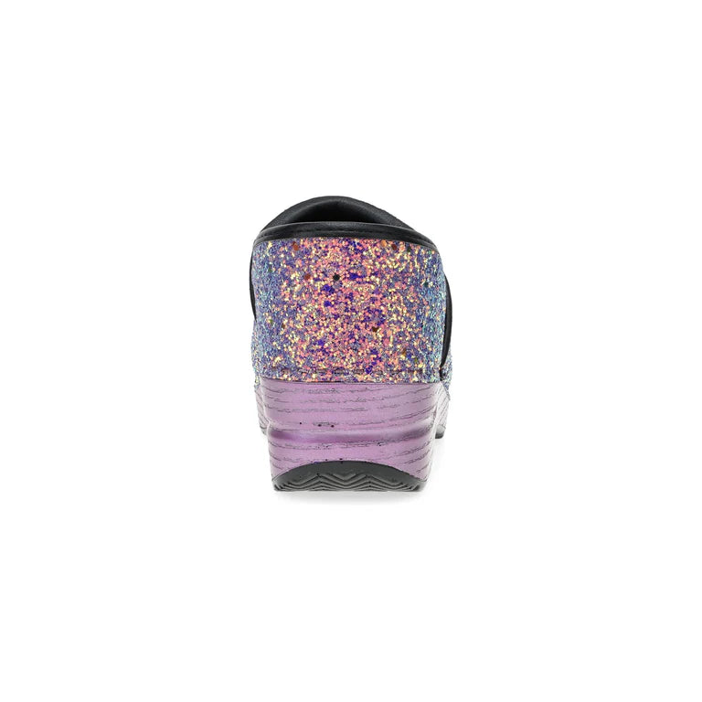 The Professional Clog in Lilac Glitter