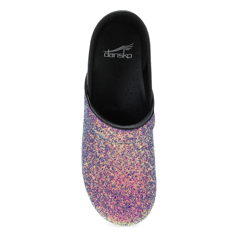 The Professional Clog in Lilac Glitter