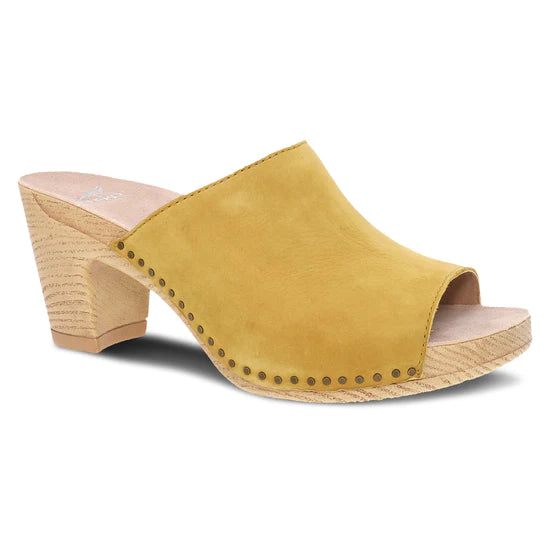 Tandi Summer Slip-on Heel in Yellow