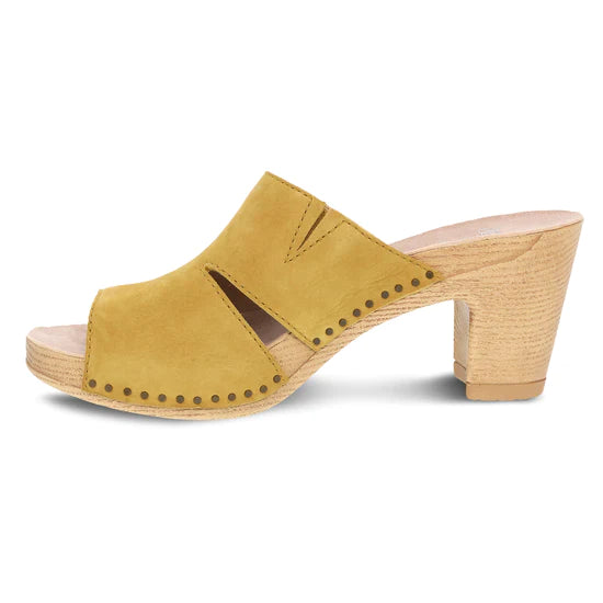 Tandi Summer Slip-on Heel in Yellow