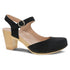 Taytum Nubuck D'Orsay Mary Jane in Black