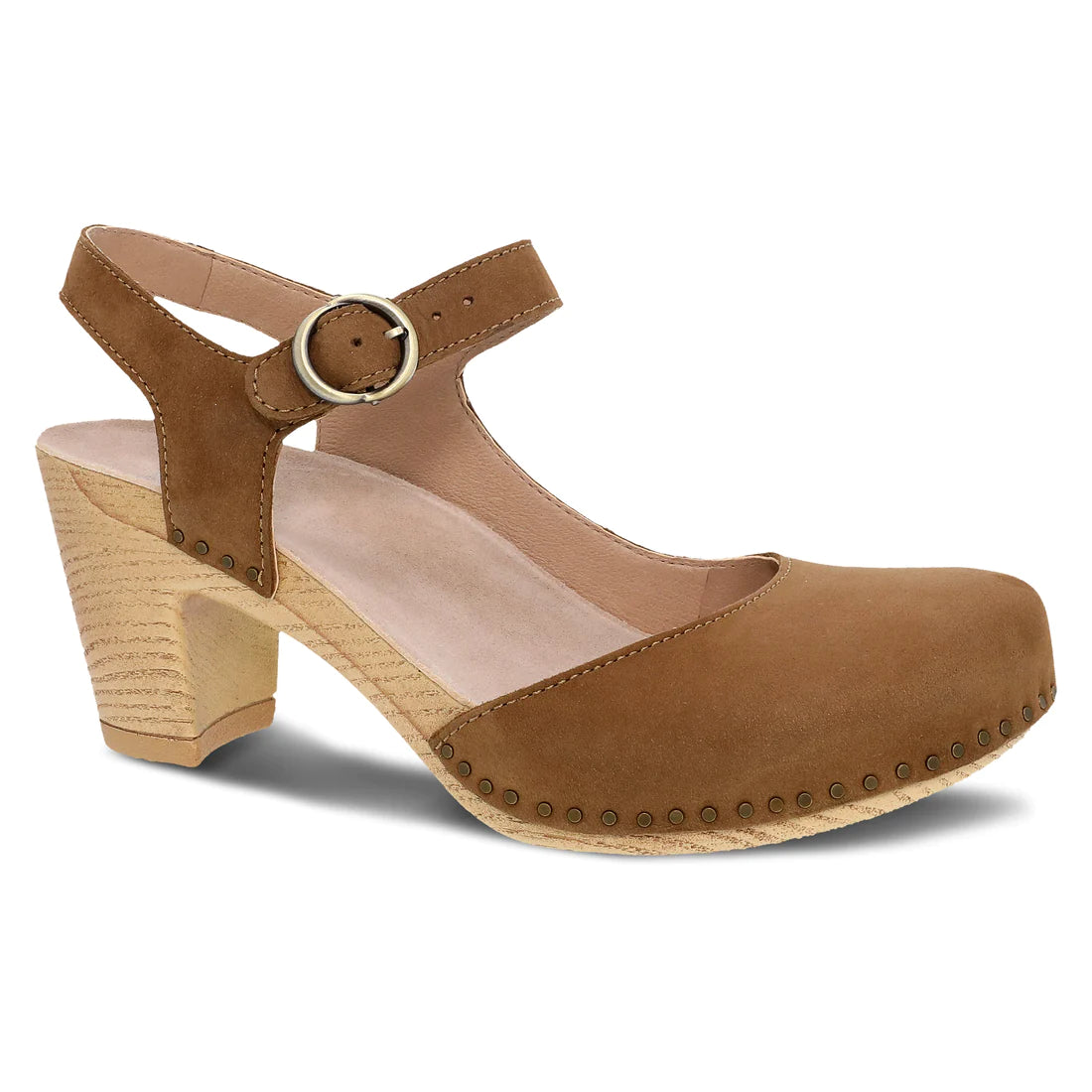 Taytum Nubuck D'Orsay Mary Jane in Tan