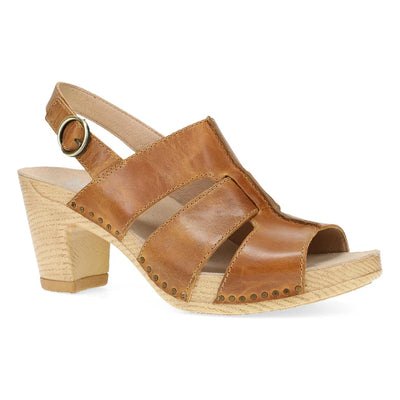 Tatiana Peep Toe Fisherman Sandal in Tan