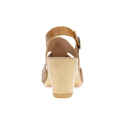 Tatiana Peep Toe Fisherman Sandal in Tan
