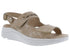 Women's Selina Adjustable Walking Sandal DOUBLE WIDE in Natural