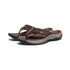 Men's Kona Leather Flip-Flop in Java/Dark Earth