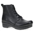 Sigourney Lace Up Classic Clog Boot in Black