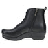 Sigourney Lace Up Classic Clog Boot in Black