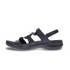 Emerald fully Adjustable Strappy Sandal in Black Leather