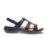 Toledo Strappy Sandal in Black Leather