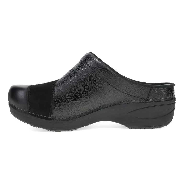 Zinnia Clog In Black Multi