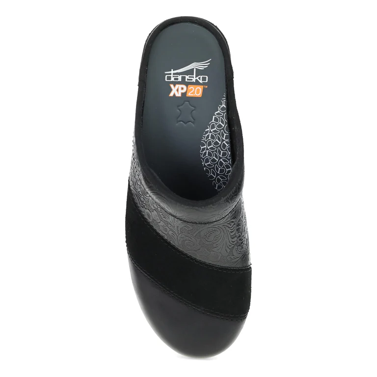 Zinnia Clog In Black Multi