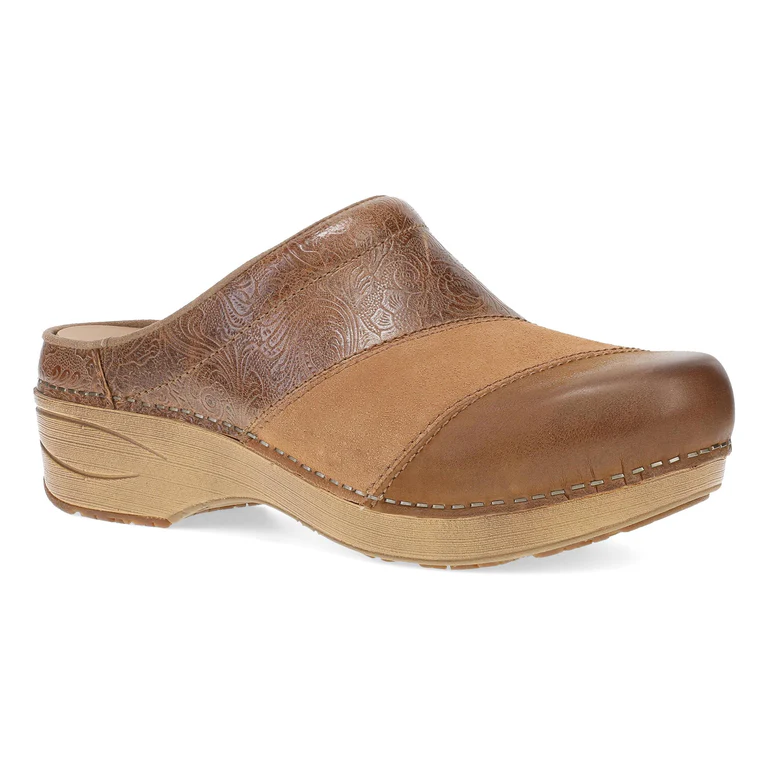 Zinnia Clog In Tan Multi
