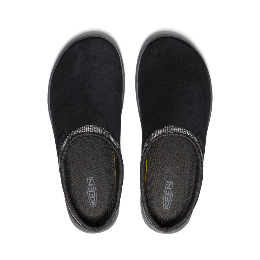 Elle Suede Mule in Black/Magnet