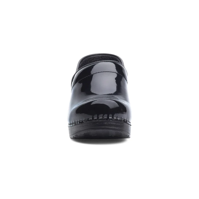 The Professional Clog in Black Patent Leather