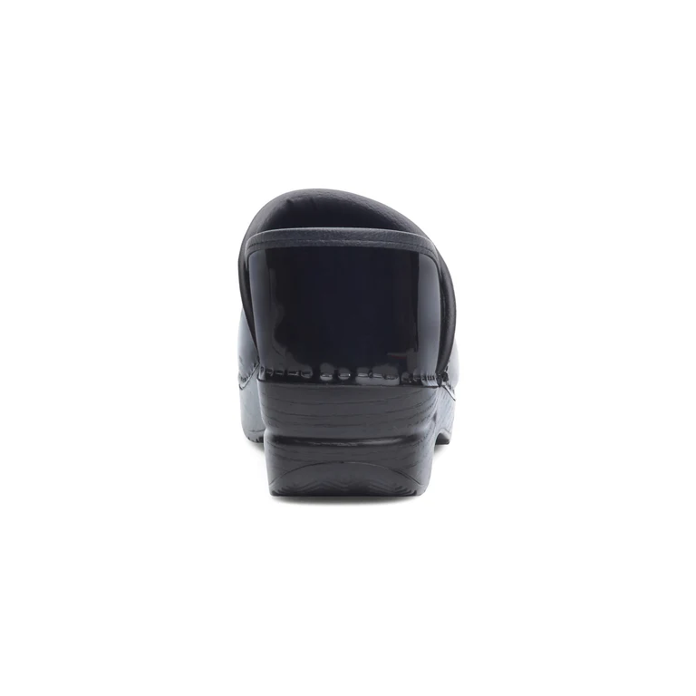 The Professional Clog in Black Patent Leather