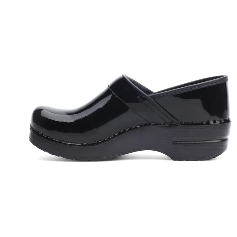 The Professional Clog in Black Patent Leather