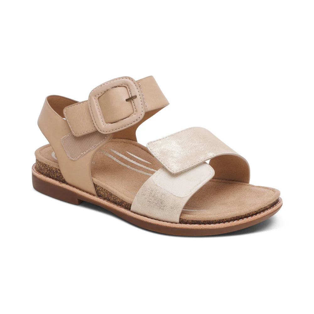 Claire Perfect Walking Sandal in Champagne