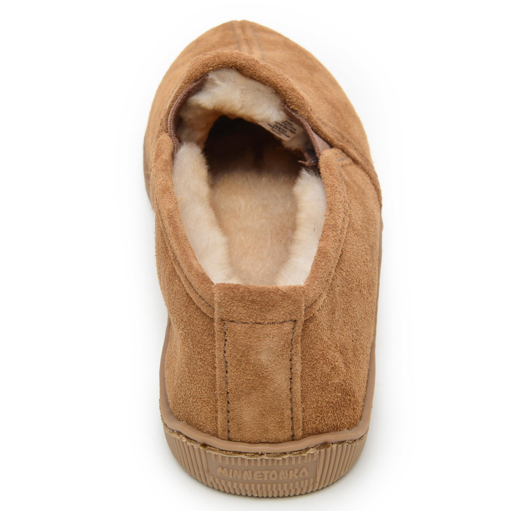 Men's Twin Gore Sheepskin Loafer Moccasin in Golden Tan WIDE