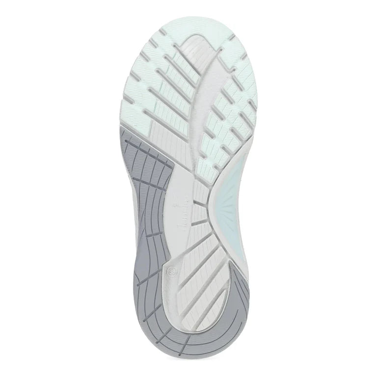 Poppy Casual Suede Walking Sneaker in Frost Grey