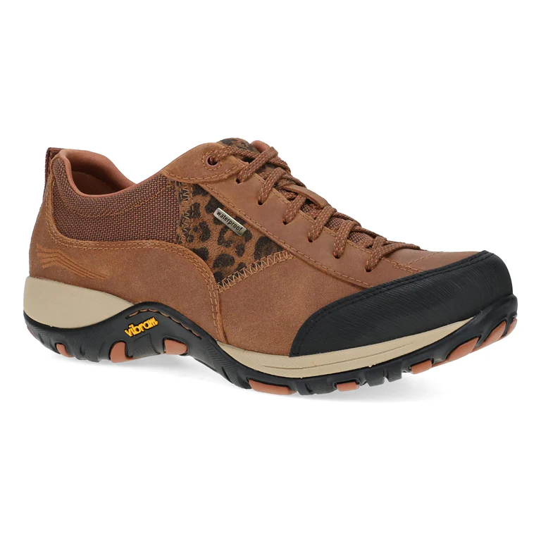 Paisley Light Hiking/Work Shoe in Brown/Leopard
