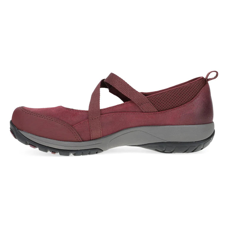 Primrose Adventure Hiking/Work Mary Jane in Wine Suede