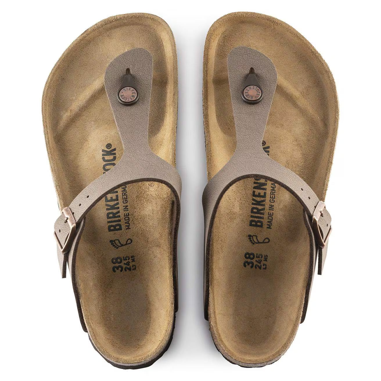 Gizeh Sandal Birko-Flor in Mocca