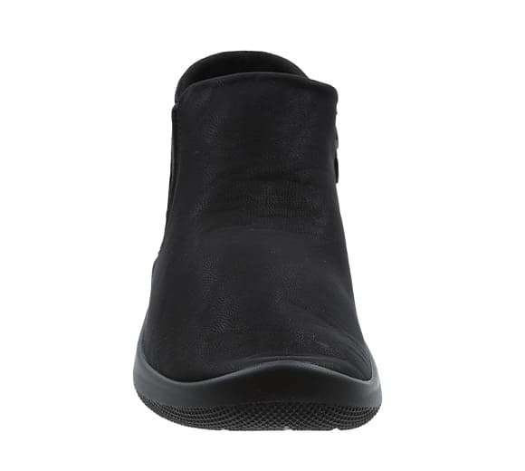 Louise Comfortable Zipper Boot in Gintex Black