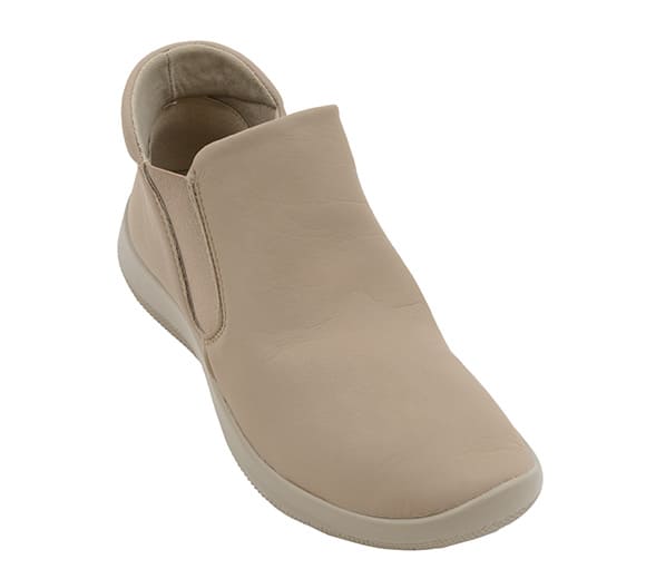 Louise Comfortable Zipper Boot in Gintex Taupe