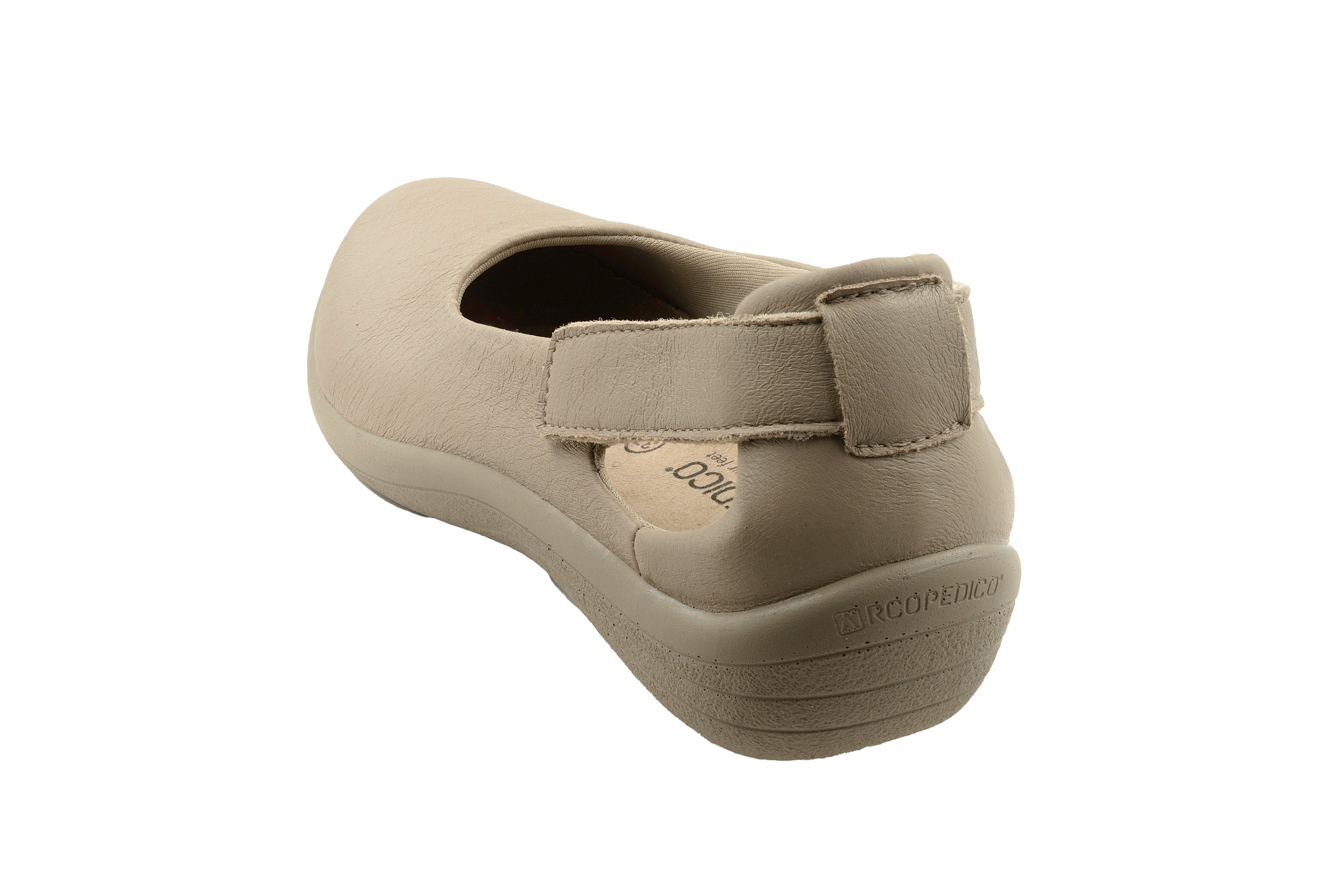 Jasmund Adjustable Ballet Flat in Taupe