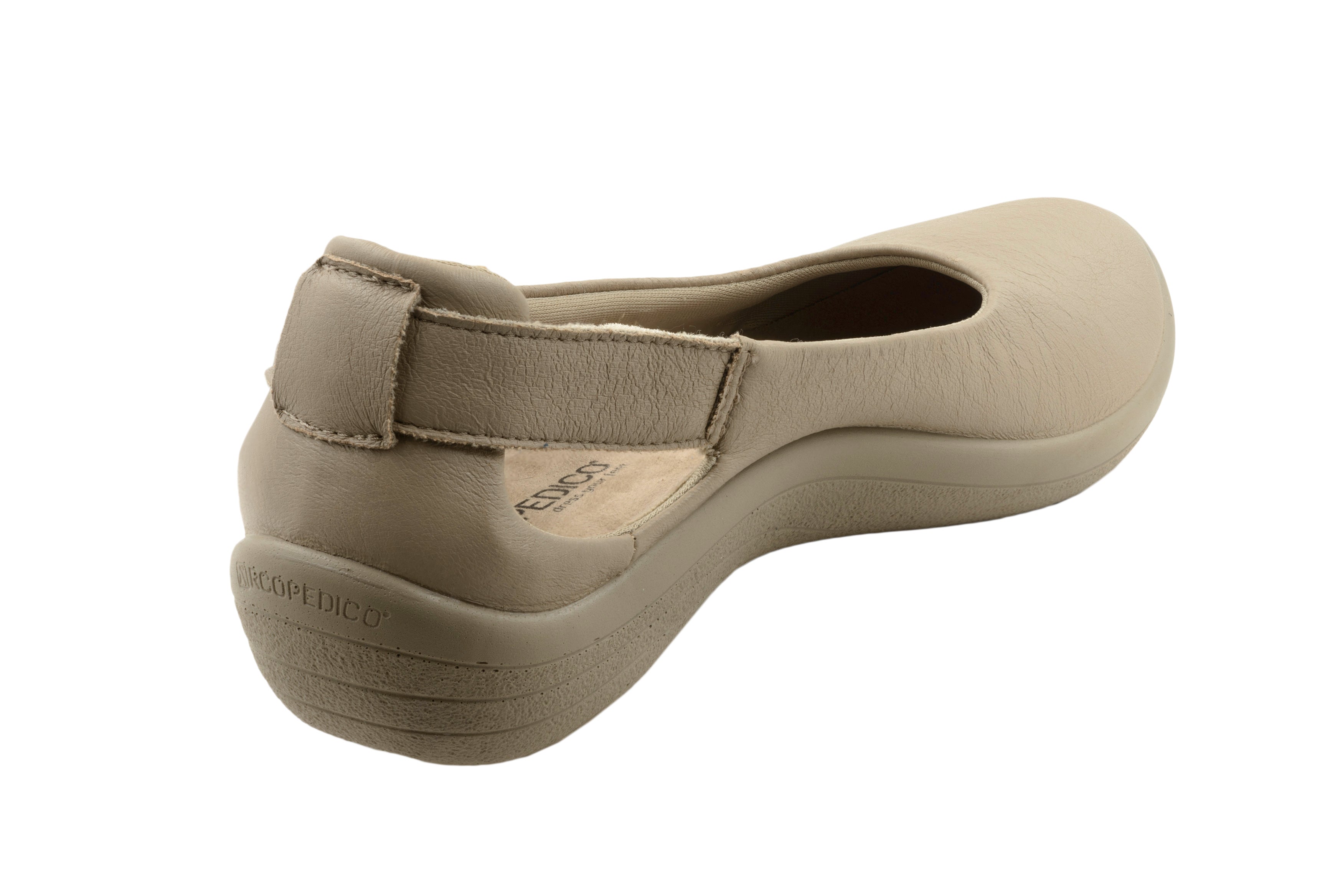 Jasmund Adjustable Ballet Flat in Taupe