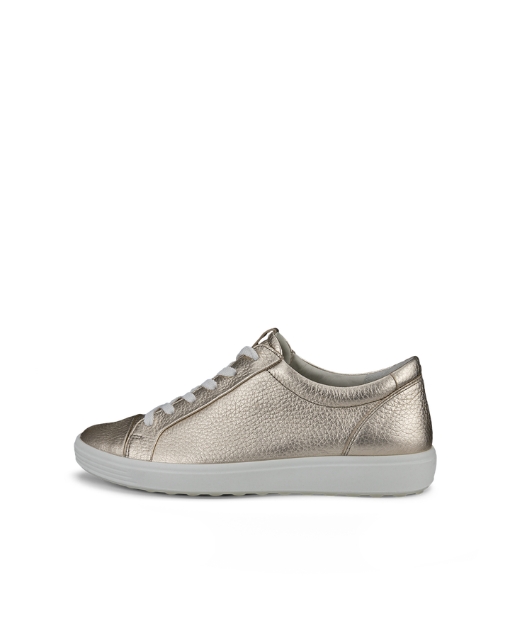 Women's Soft 7 Mono Sneaker in Pure White Gold