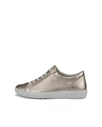 Women's Soft 7 Mono Sneaker in Pure White Gold CLOSEOUTS