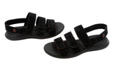 Stelvio Tri-Strap Sandal in Black