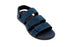 Stelvio Tri-Strap Sandal in Blue