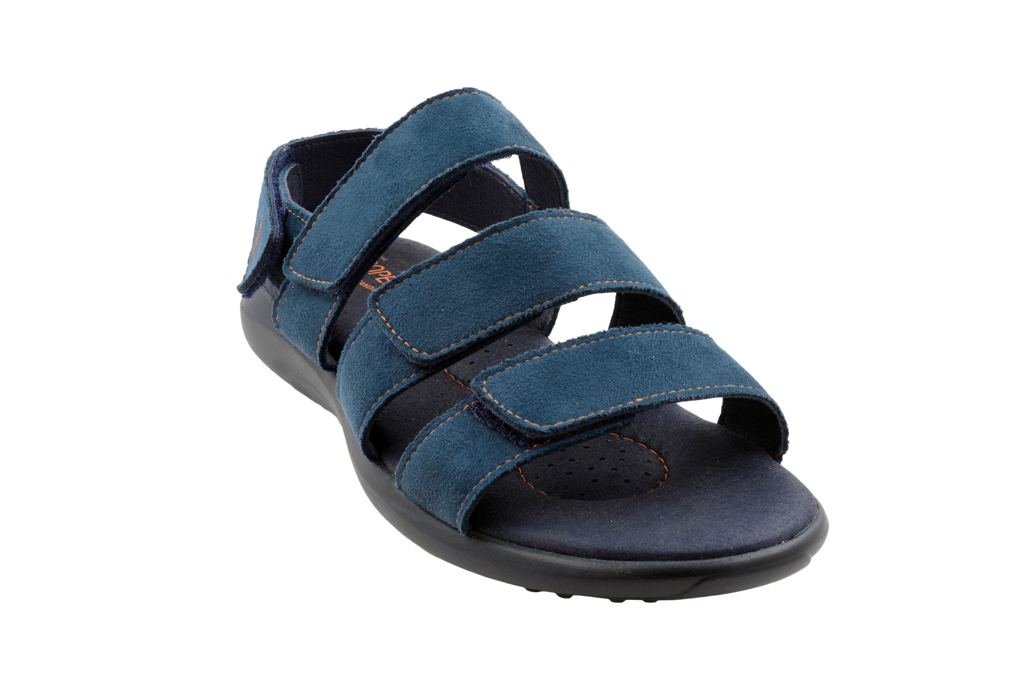 Stelvio Tri-Strap Sandal in Blue