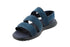 Stelvio Tri-Strap Sandal in Blue