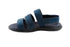 Stelvio Tri-Strap Sandal in Blue