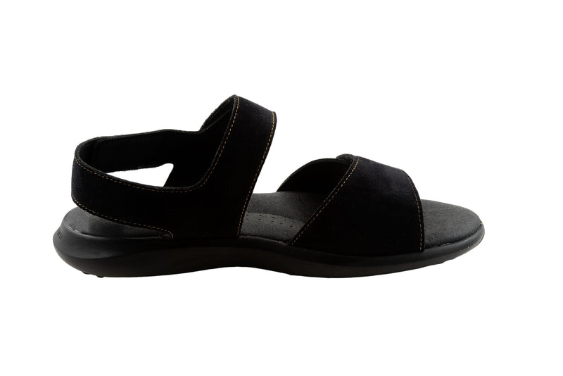 Sumava Tri-Strap Sandal In Black