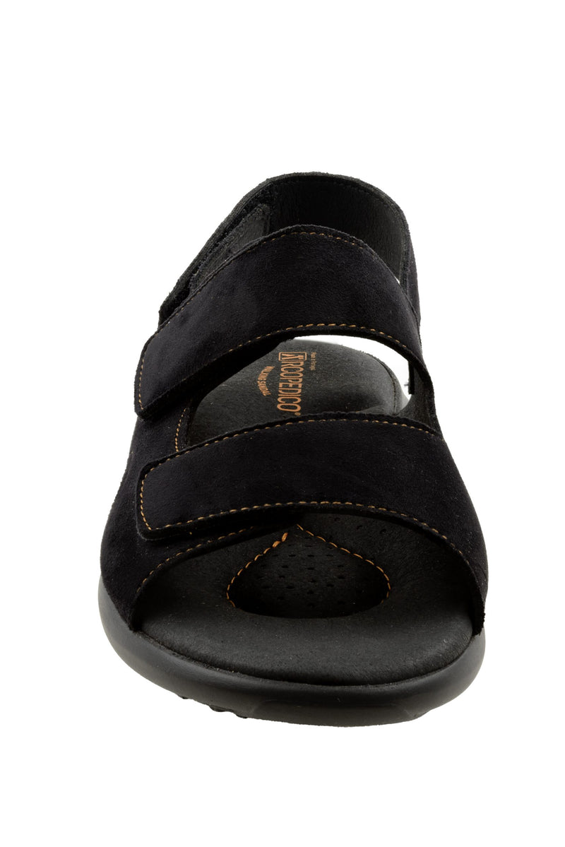 Sumava Tri-Strap Sandal In Black