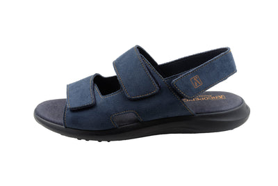 Sumava Tri-Strap Sandal In Blue