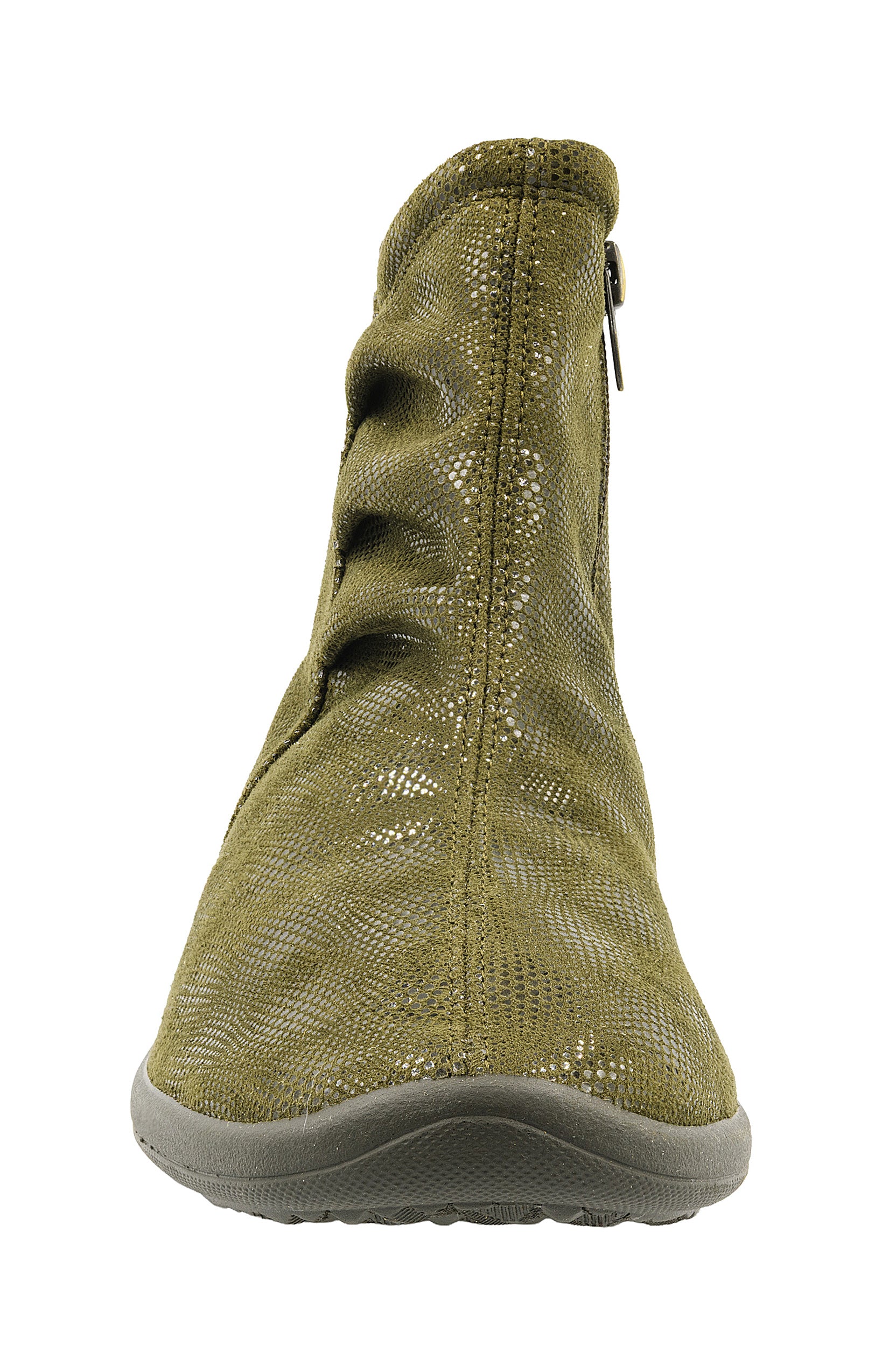 Paluma Vegan Bootie in Olive Stardust