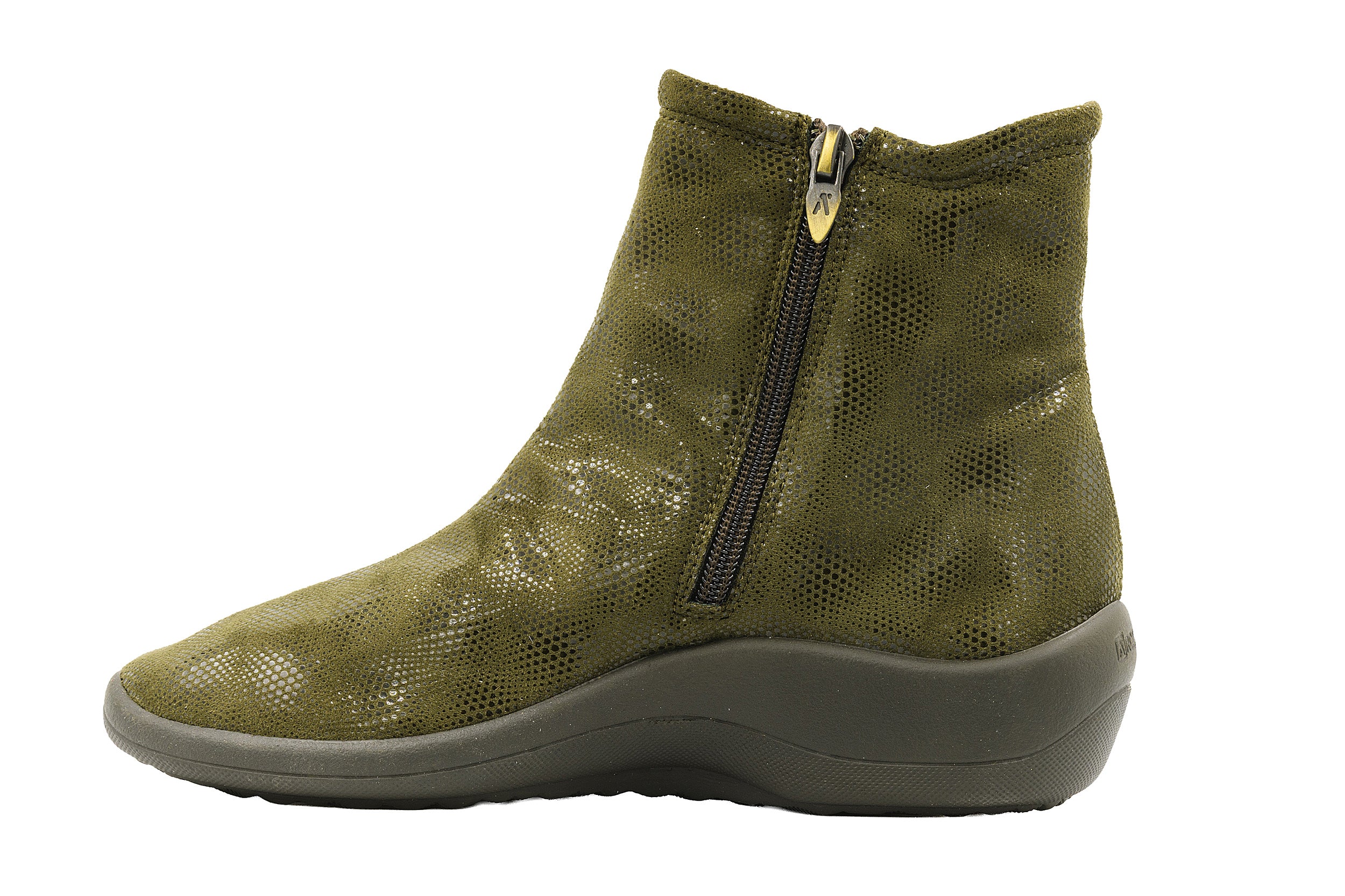 Paluma Vegan Bootie in Olive Stardust