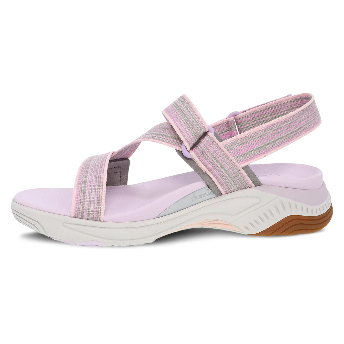 Rayna Adjustable Strappy Sandal in Lilac Multi Webbing