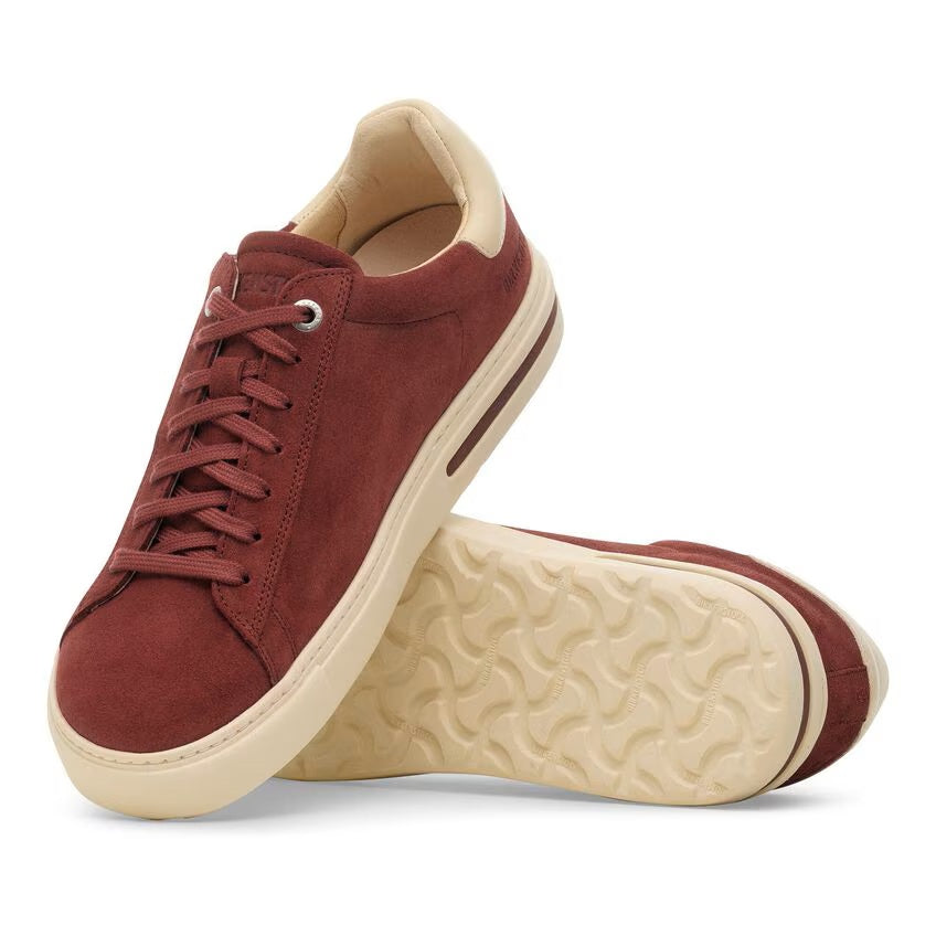 Bend Leather Panel Sneaker in Zinfandel