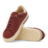 Bend Leather Panel Sneaker in Zinfandel