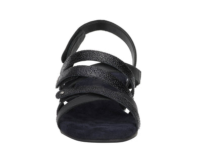 Women's Adjustable Dress Sandal in Black CLOSEOUTS