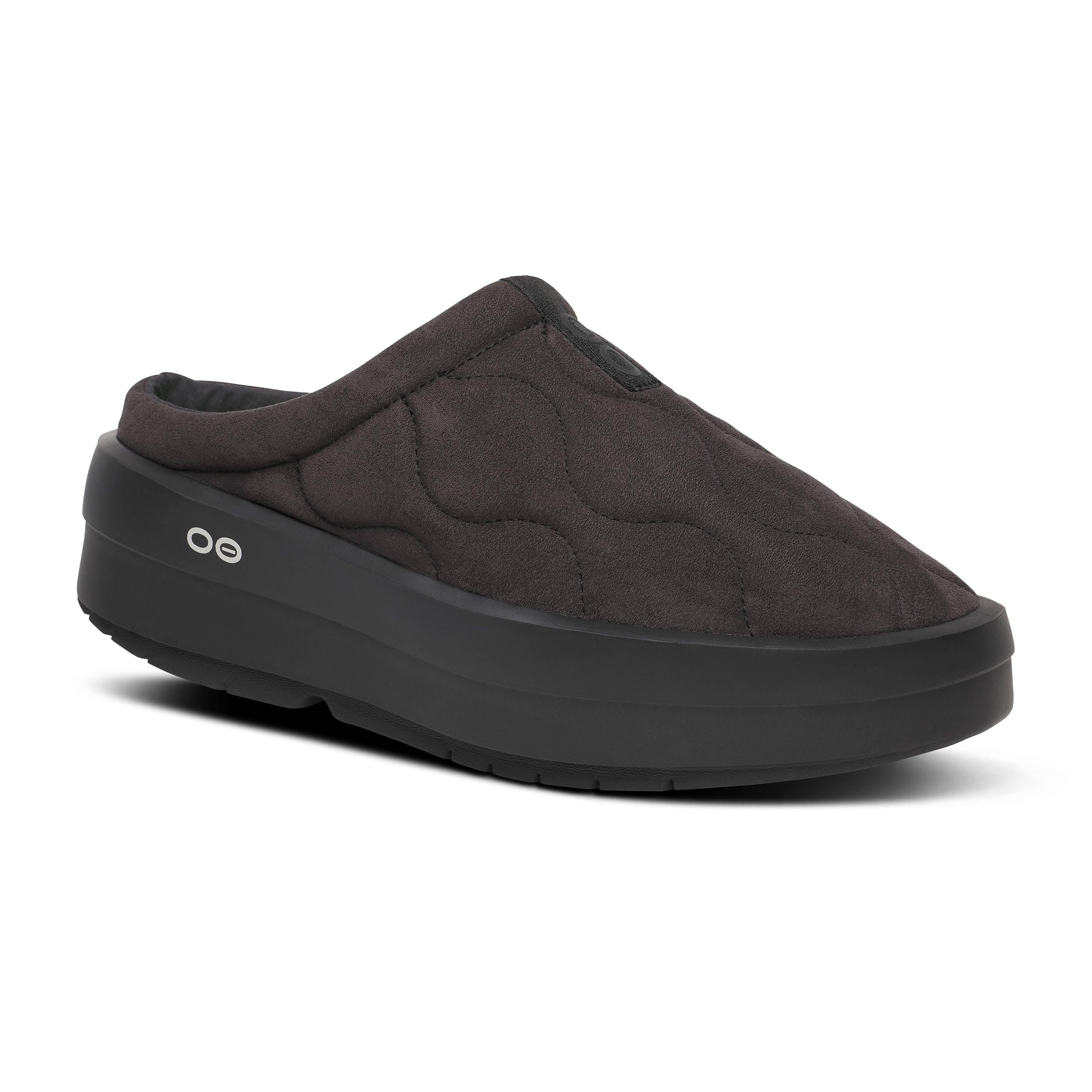 Women's OOcoozie Platform Posh Mule in Black