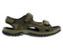 Men's Warren Adjustable Sandal in Olive Combo