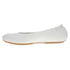 Mollie Perennial Ballet Flat in White